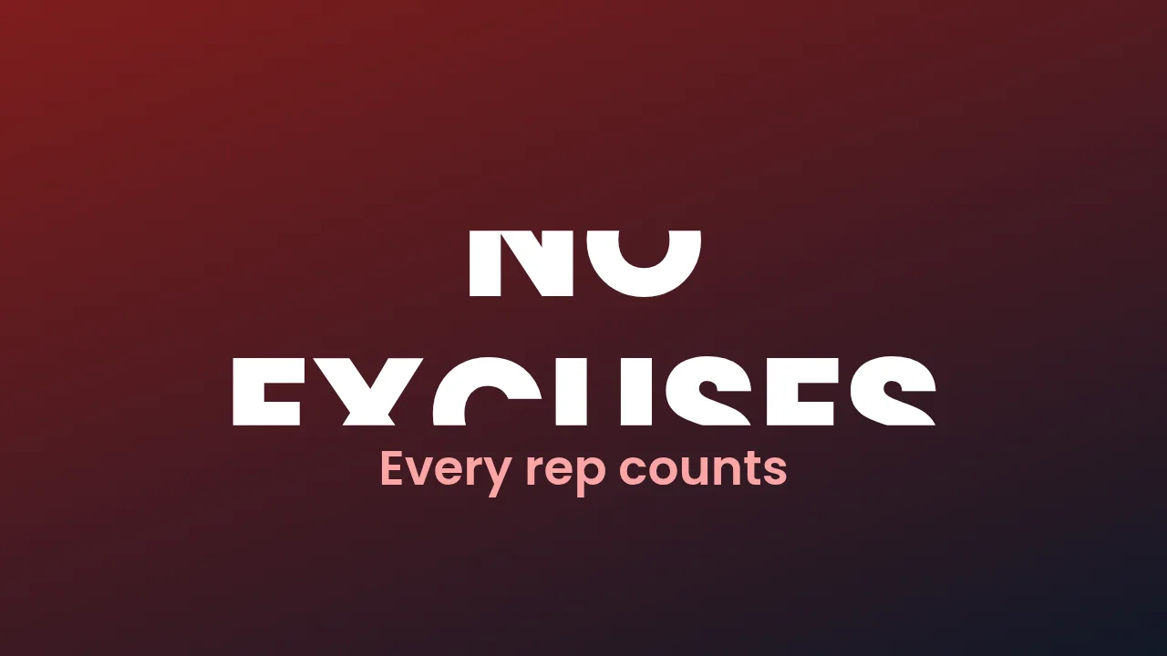 Motivation template rendered on a screen